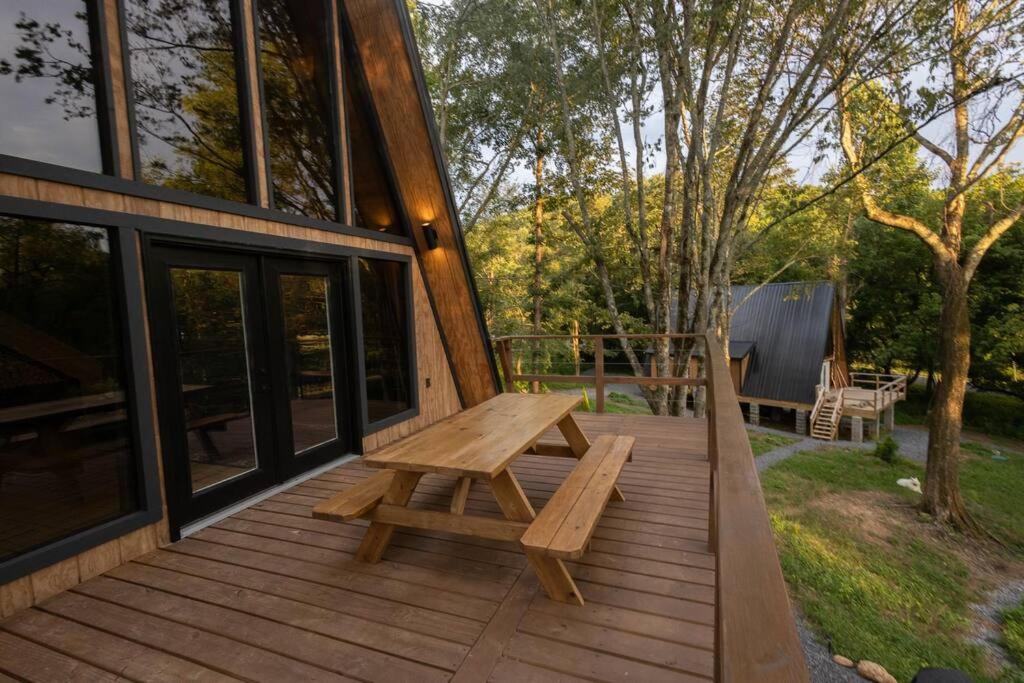 Valhalla Cabins Aframes With Hot Tubs & Sauna Cosby Extérieur photo