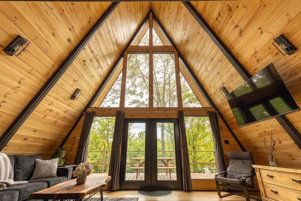Valhalla Cabins Aframes With Hot Tubs & Sauna Cosby Extérieur photo
