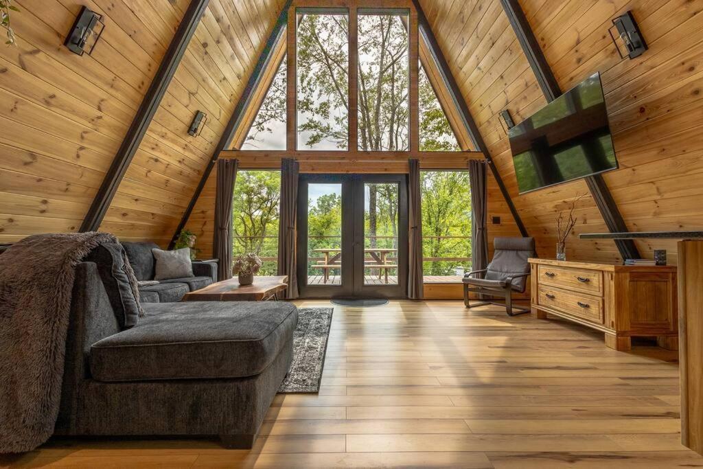 Valhalla Cabins Aframes With Hot Tubs & Sauna Cosby Extérieur photo