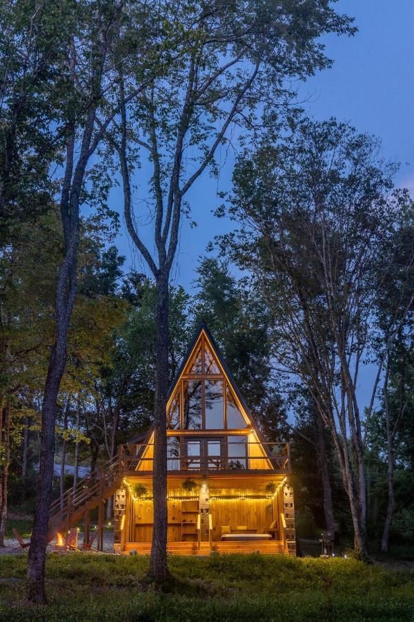 Valhalla Cabins Aframes With Hot Tubs & Sauna Cosby Extérieur photo