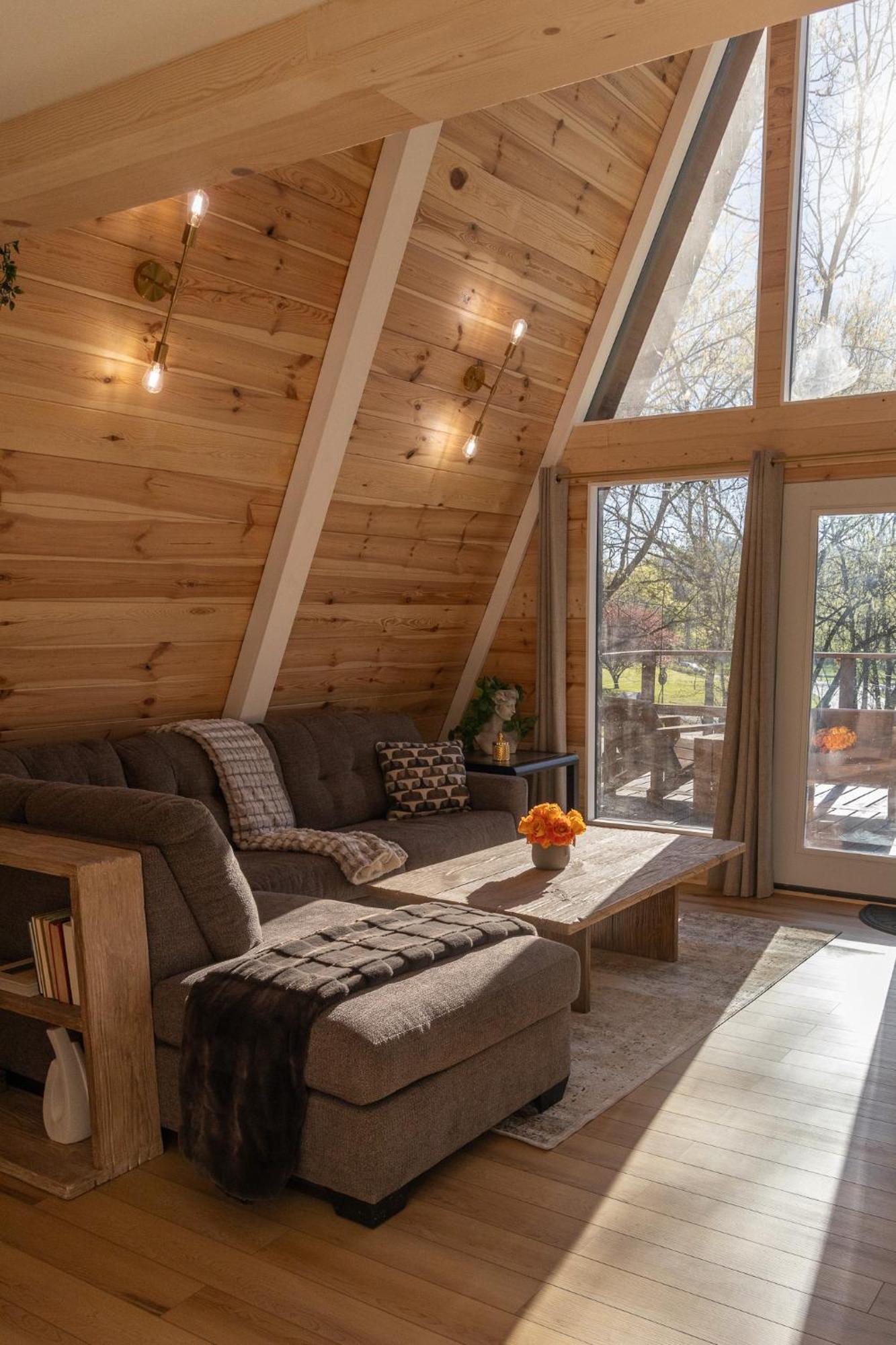 Valhalla Cabins Aframes With Hot Tubs & Sauna Cosby Extérieur photo